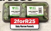 Baby Marrow Punnets-For 2