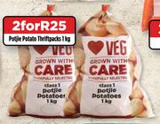 Potjie Potato Thriftpacks-For 2 x 1Kg