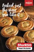 Pieman's Pies Assorted-For 3