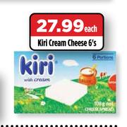 Kiri Cream Cheese-6's Each