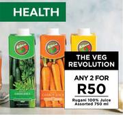 Rugani 100% Juice Assorted-For 2 x 750ml