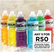 Endurade Sugar Free Sports Drink Assorted-For 5 x 630ml
