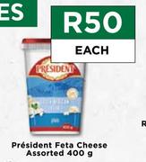 President Feta Cheese Assorted-400g Each