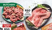 Beef Goulash Tenderised Steak Or Stir Fry-500g Each