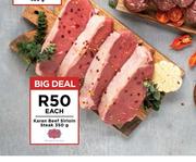 Karan Beef Sirloin Steak-350g Each