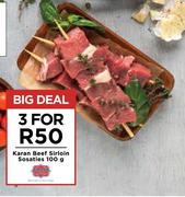 Karan Beef Sirloin Sosaties-For 3 x 100g