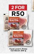 Food Lover's Prims Cut Bacon-For 2 x 200g