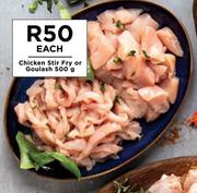 Chicken Stir Fry Or Goulash-500g Each