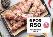 SA Pork Sosaties-For 6 x 100g
