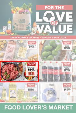 Food Lover's Market : For The Love Of Value (29 April - 05 May 2024), page 1
