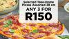 Selected Take-Home Pizzas Assorted-For Any 3 x 28cm