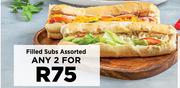 Filled Subs Assorted-For Any 2 