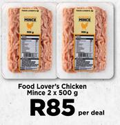 Food Lover's Chicken Mince-2 x 500g Per Deal