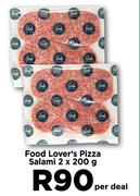 Food Lover's Pizza Salami-2 x 200g Per Deal