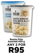 Roulou Feta Assorted-For Any 2 x 400g