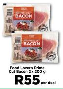 Food Lover's Prime Cut Bacon-2 x 200g Per Deal