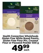 Health Connection Wholefoods Gluten Free White Bread Premix,Gluten Free Flour Mix-500g Each