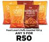 Food Lover's Puffs Assorted-For Any 5 x 100g