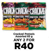 Crackzel Pretzels Assorted-For Any 2 x 85g