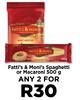 Fatti's & Moni'sSpaghetti Or Macaroni-For Any 2 x 500g