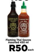 Flaming Thai Sauces Assorted-450ml Each