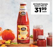 All Gold Tomato Sauce-700ml Each