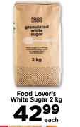 Food Lover's White Sugar-2Kg Each
