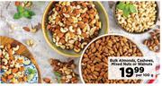 Bulk Almonds, Cashews, Mixed Nuts Or Walnuts-Per 100g