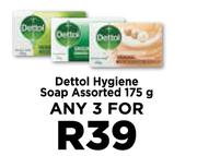 Dettol Hygiene Soap Assorted-For Any 3 x 175g