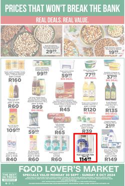 Food Lover's Market Gauteng, Limpopo, North West, Mpumalanga, Free State : 50 Bucks (30 September - 06 October 2024), page 8