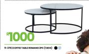 Romano 2 Pc Round Coffee Table 11-379