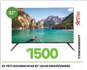 Star 32" HD LED Television 32GX01/32WD02
