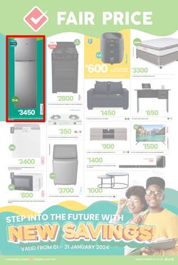 Fair Price : Step Into The Future With New Savings (1 January - 31 January 2024), page 1