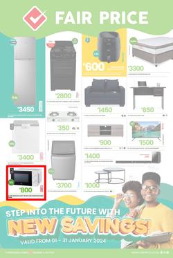 Fair Price : Step Into The Future With New Savings (1 January - 31 January 2024), page 1