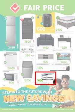 Fair Price : Step Into The Future With New Savings (1 January - 31 January 2024), page 1