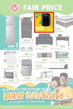 Fair Price : Step Into The Future With New Savings (1 January - 31 January 2024), page 1