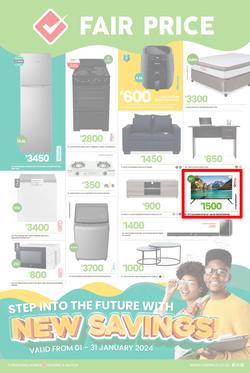 Fair Price : Step Into The Future With New Savings (1 January - 31 January 2024), page 1