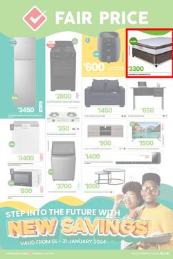 Fair Price : Step Into The Future With New Savings (1 January - 31 January 2024), page 1