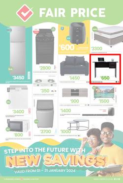 Fair Price : Step Into The Future With New Savings (1 January - 31 January 2024), page 1