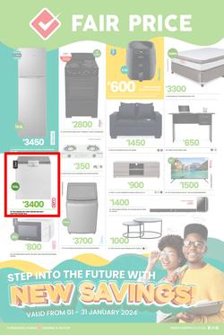 Fair Price : Step Into The Future With New Savings (1 January - 31 January 2024), page 1
