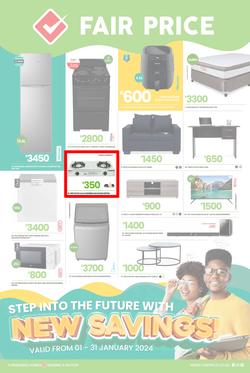 Fair Price : Step Into The Future With New Savings (1 January - 31 January 2024), page 1