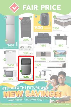 Fair Price : Step Into The Future With New Savings (1 January - 31 January 2024), page 1