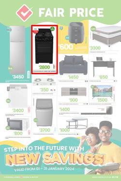 Fair Price : Step Into The Future With New Savings (1 January - 31 January 2024), page 1