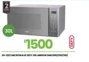 Defy 30L Mirror Microwave DMO390/30S/391