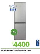 KIC 239Ltr Metallic Fridge KBF525/5027