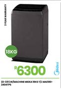Midea 18Kg T/L W/Machine MAE180-2404TPS