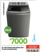 Midea 21Kg T/L MET W/Machine MA500W210/G