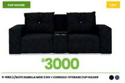 Isabella MOD 2 DIV + Console + Storage Cup Holder L/Suite