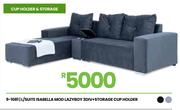 Isabella MOD Lazyboy 3 DIV + Storage Cup Holder L/Suite