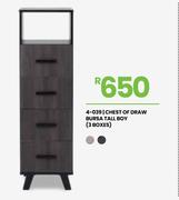 Bursa Tallboy Chest Of Draw (3 Boxes)